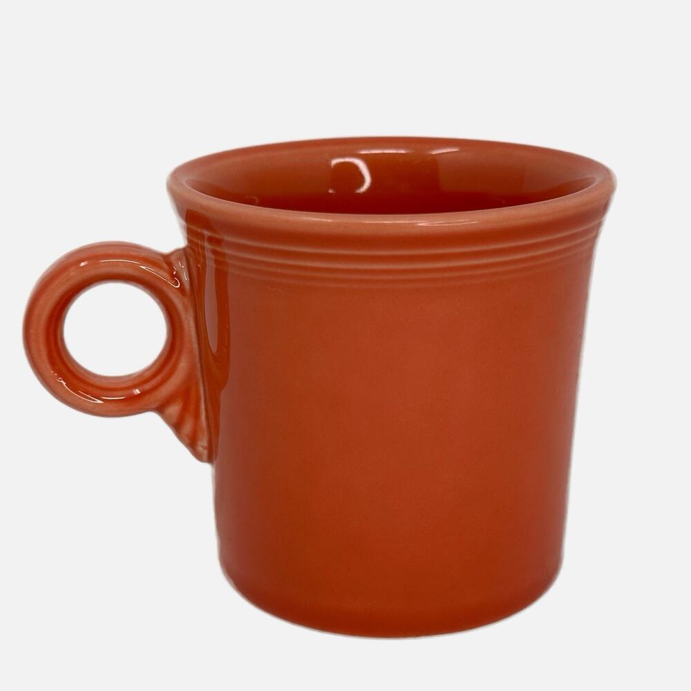 Fiesta Ware Coffee Cup Mug Homer Laughlin HLC Ring Handle PERSIMMON